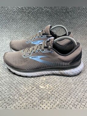 Brooks Glycerin 18 Grey Running Shoes No Insoles Size 8.5 Women’s